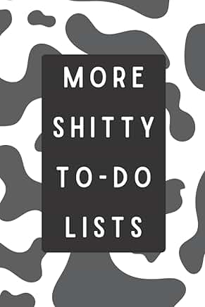 Cow Print Funny To-Do List Notebook