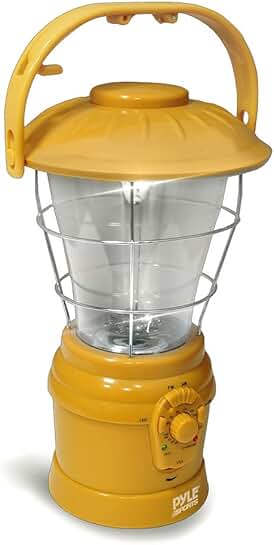 Portable Hand Crank Lantern with Radio and Speaker