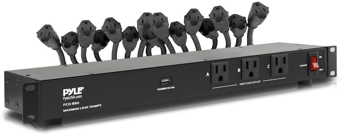 19-Outlet 1U Rackmount Power Distribution Unit