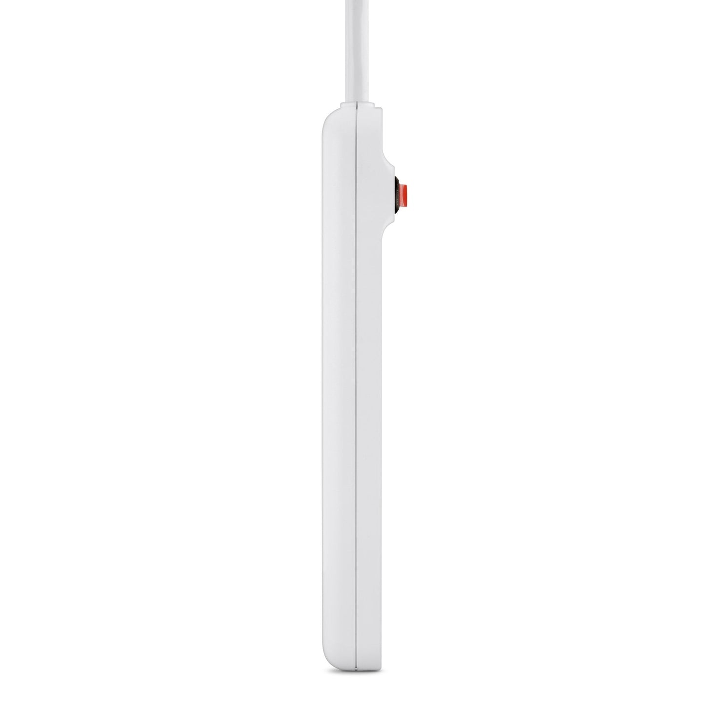 6-Outlet Power Strip With 3ft Cord, White