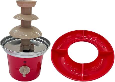 Chocolate Fondue Fountain for Dipping Fruits and Treats