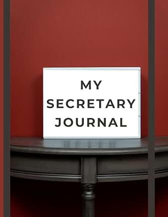 Secretary Journal for Business and Organization, 120 Pages