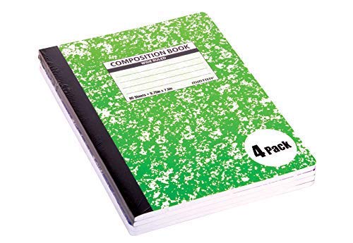 Set of 4 Flexible Cover Composition Books