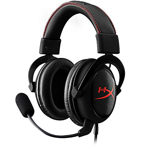 (KHX-HSCC-BK) Cloud Core Gaming Headset - Durable Aluminum Frame - 53MM Drivers - Detachable Microphone - Works with PC/PS4 and Xbox One, Nintendo Switch