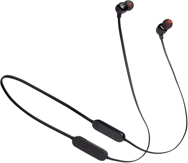 Wireless in-ear headphones with mic, remote, flat cable