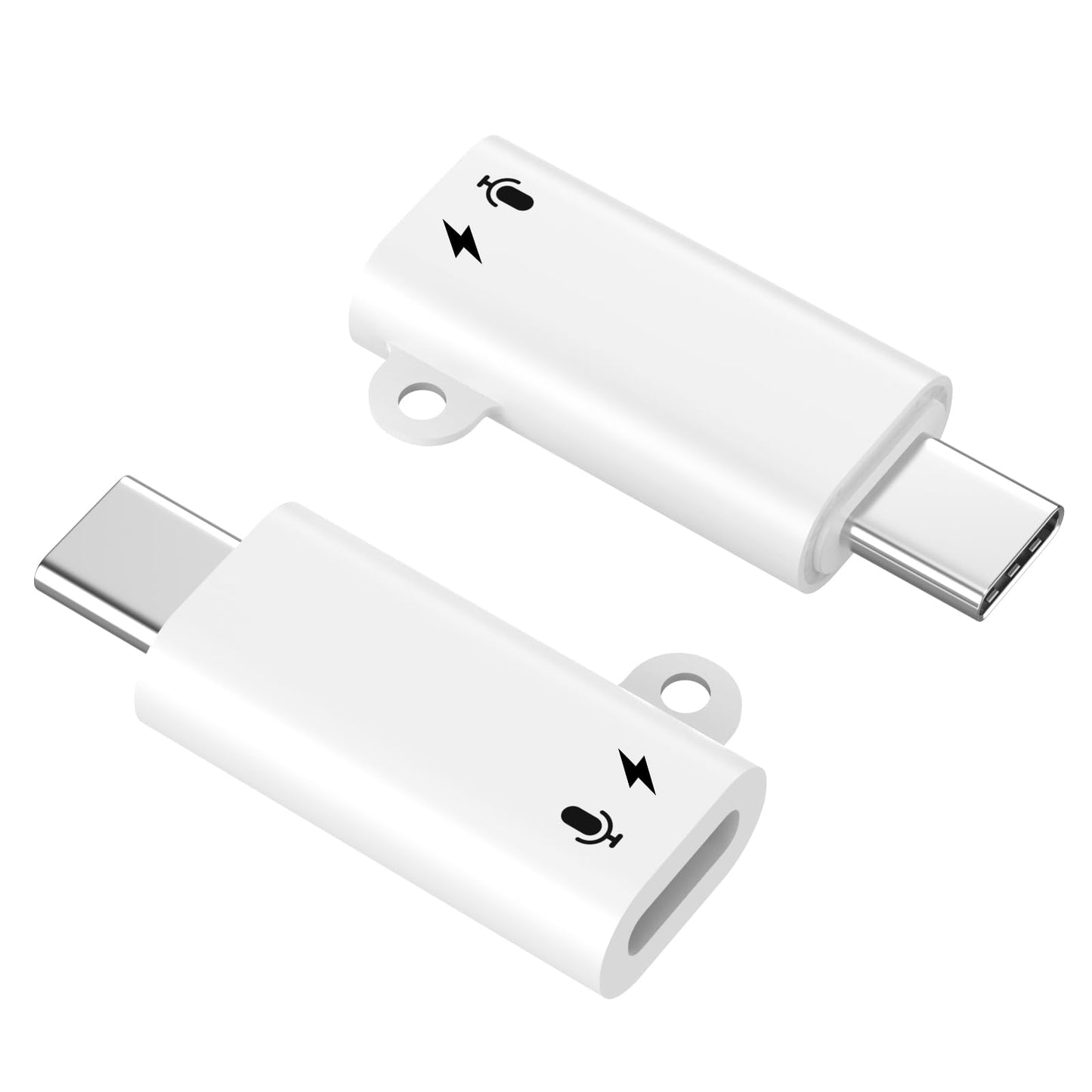 2 Pack USB C to Lightning Charging Adapters