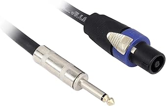 100-foot 12 AWG Speaker Cable with TS to Speakon Connectors