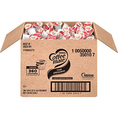 Nestle Coffee Mate Original Liquid Coffee Creamer Singles, 360 Pack