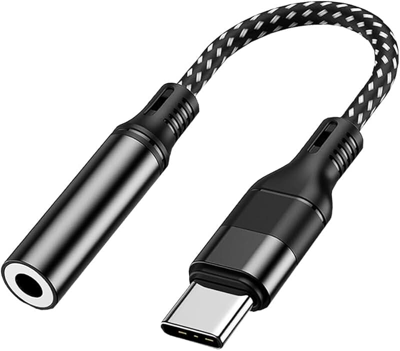 USB Type C to 3.5mm Headphone Adapter