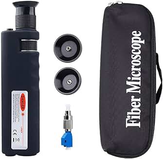 Handheld Fiber Optic Microscope with LED Illumination