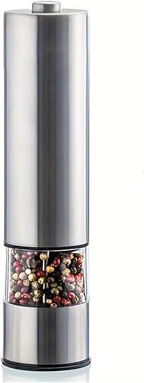 Electric Salt and Pepper Grinder Set with Light