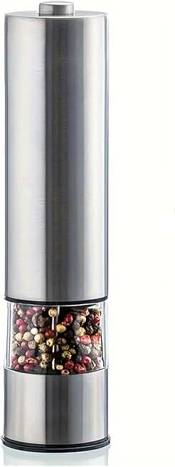Electric Salt and Pepper Grinder Set with Light