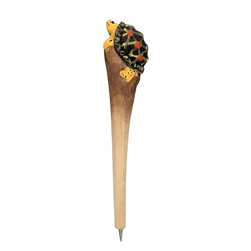 7-inch Wooden Turtle Carving Ballpoint Pen