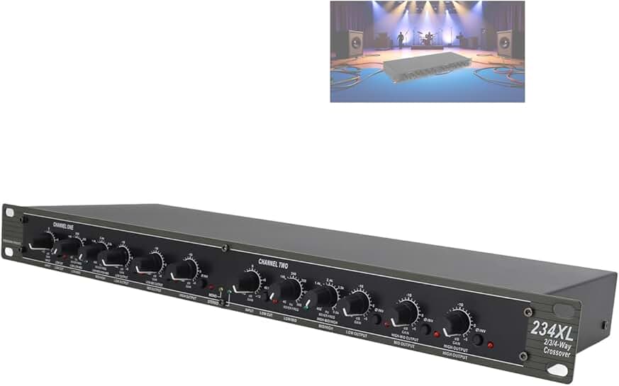 234XL Electric Stereo Crossover for Stage Performance