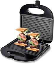 Electric Sandwich and Panini Maker with Non-Stick Surface