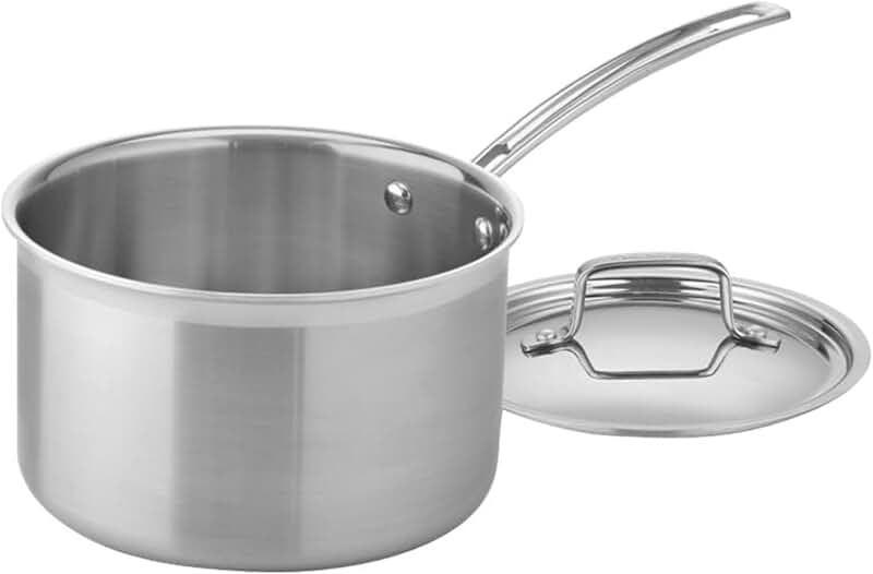 4-Quart Stainless Steel Skillet with Cover