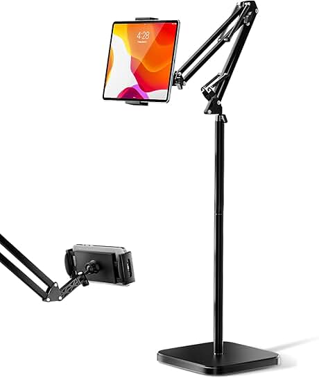 Adjustable Tablet Stand for Bed and Floor
