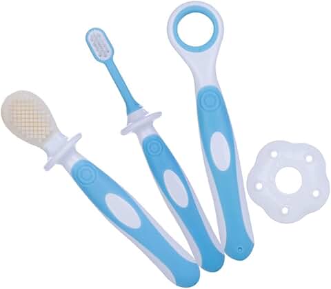 Toothbrush for Kids with Soft Silicone Bristles
