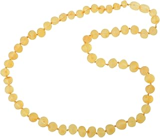 Handmade Baltic Amber Necklace with Baroque Beads for Adults