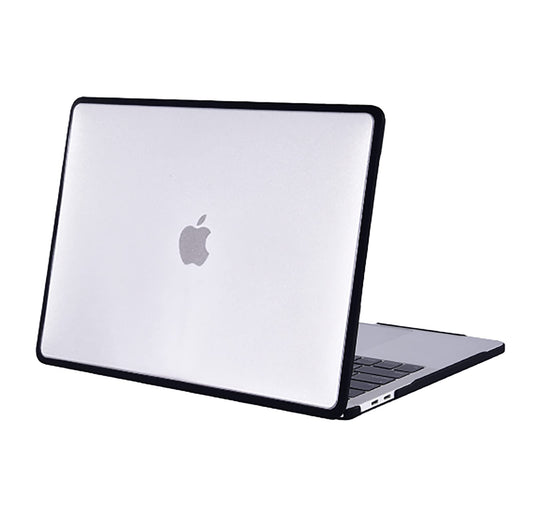 MacBook Air 13 inch case for 2018-2021 models, TPU+PC, frosted clear