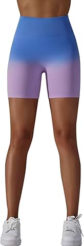 High Waist Seamless Yoga Shorts for Women