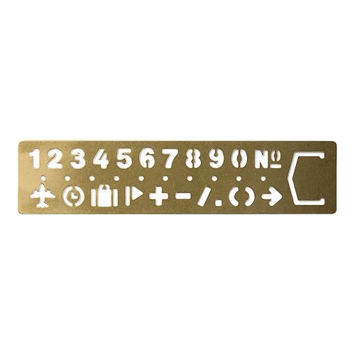 Brass Bookmark with Number 42168006