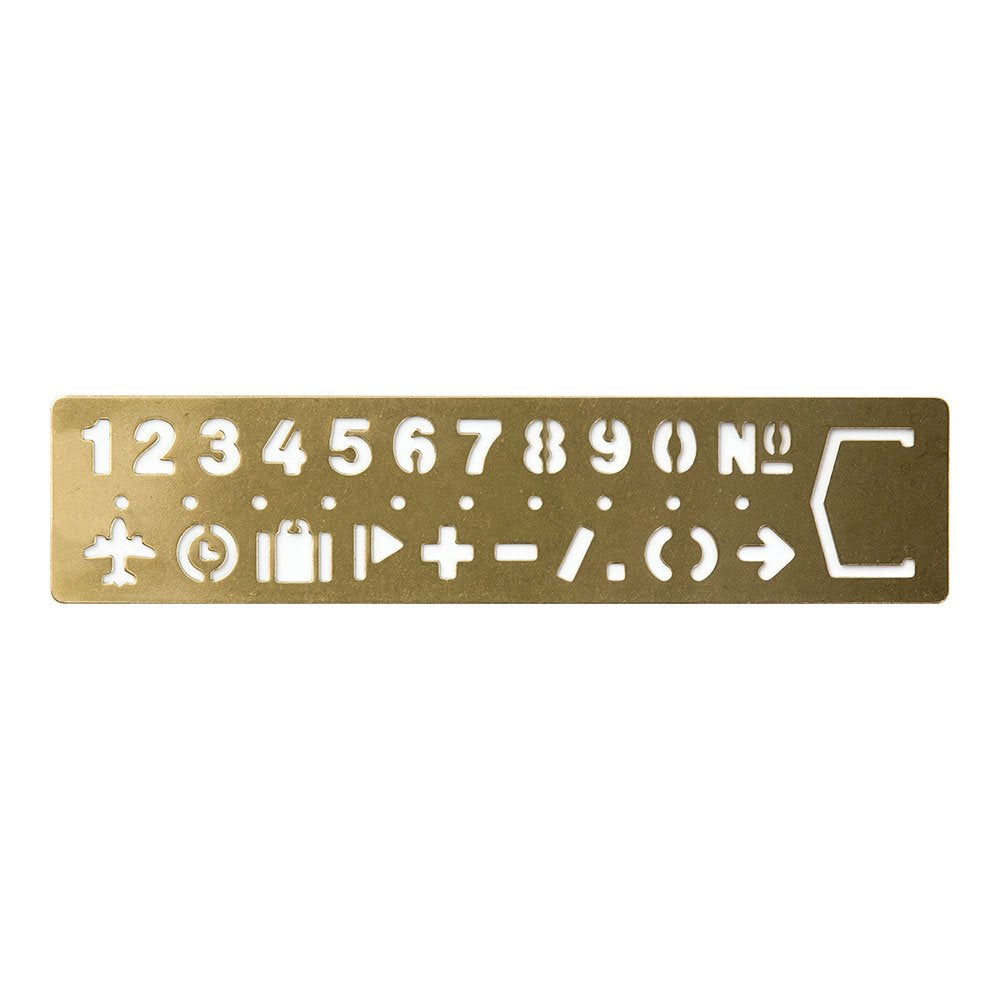 Brass Bookmark with Number 42168006