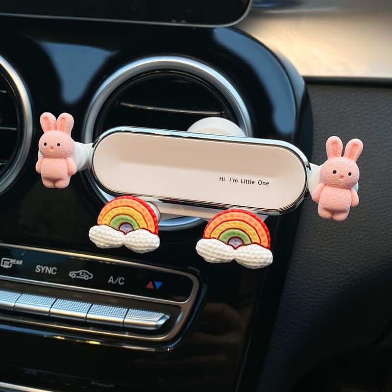 Pink Rabbit Car Phone Holder for Air Vent