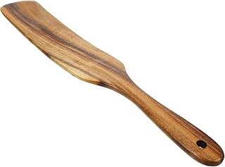 Wooden Long Handle Spatula for Cooking and Serving
