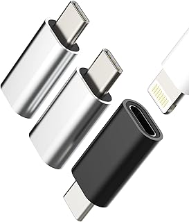 Lightning to USB C adapter, 3-pack