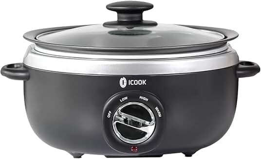 3.5 Quart Slow Cooker with Sear and Stew Pot