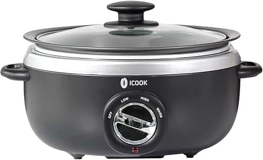 3.5 Quart Slow Cooker with Sear and Stew Pot