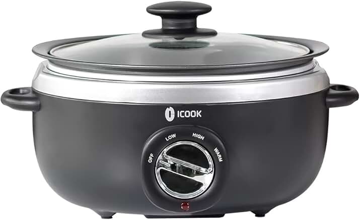 3.5 Quart Slow Cooker with Sear and Stew Pot