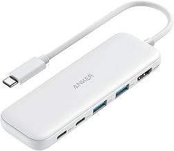 USB C Hub with HDMI, USB-C, and USB-A Ports