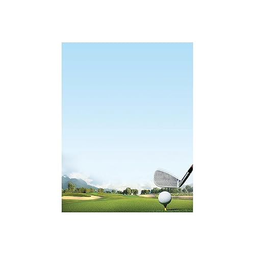 Tee Off Letterhead, 8.5" x 11", 80 sheets