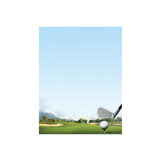 Tee Off Letterhead, 8.5" x 11", 80 sheets