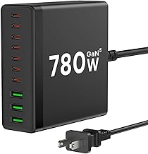 780W 10-Port USB C Charging Station