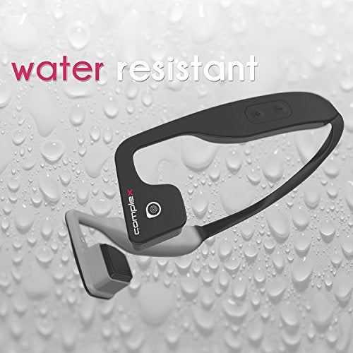 Open Ear Bone Conduction Headphones - Stereo Headset w/ Revolutionary Bone Induction Technology for Smart Running, Cycling, and Sports - Wireless Bluetooth Audio, Call Mic - PSWBT550 (Black)