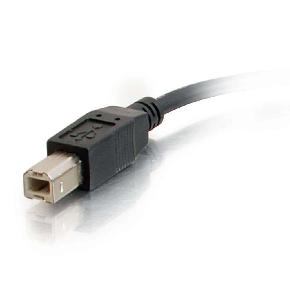 USB Extender, Dongle, USB 1.1 over Cat5, SuperBooster Extender, RJ45 Female to USB B Male Receiver, Black, Cables to Go 29353