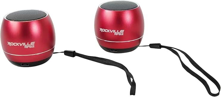 Wireless Bluetooth Speakers with 10-Hour Battery