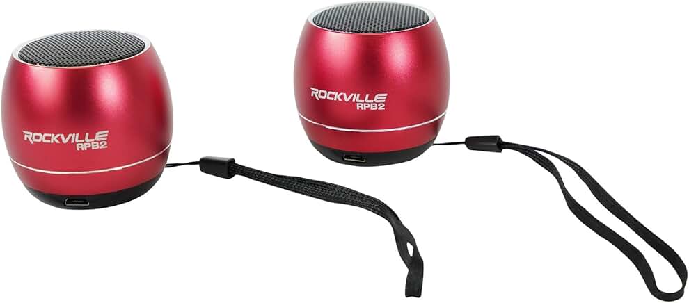Wireless Bluetooth Speakers with 10-Hour Battery