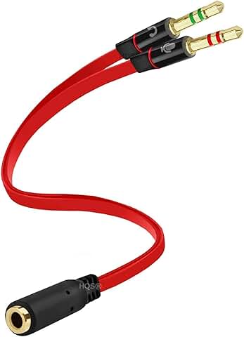 3.5mm Headphone Splitter for Computer and Smartphone