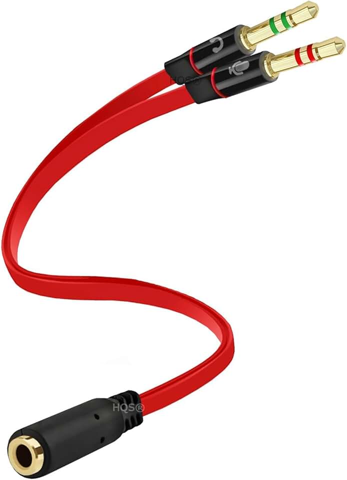 3.5mm Headphone Splitter for Computer and Smartphone