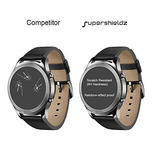 (3 Pack) Designed for Samsung Galaxy Watch 5 (44mm) / Galaxy Watch 4 (44mm) Tempered Glass Screen Protector, Anti Scratch, Bubble Free