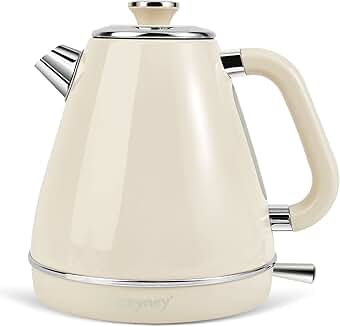 1.7L Retro Electric Kettle with Auto Shut-Off