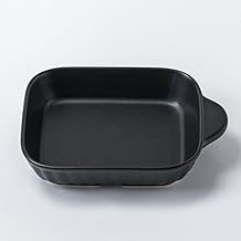 Black heat-resistant pottery toaster pan