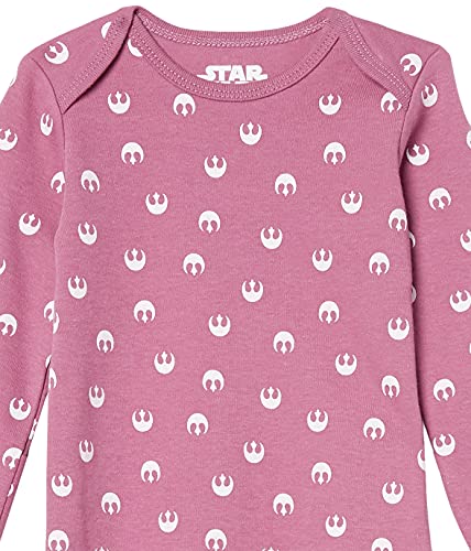 Disney | Star Wars Baby Girls' Sleeper Gowns, Pack of 2, Star Wars Tiny Rebel, 6 Months