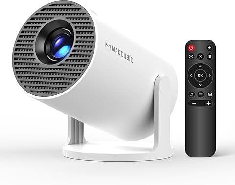 Mini 4K WiFi Bluetooth Portable Projector with AutoKeystone