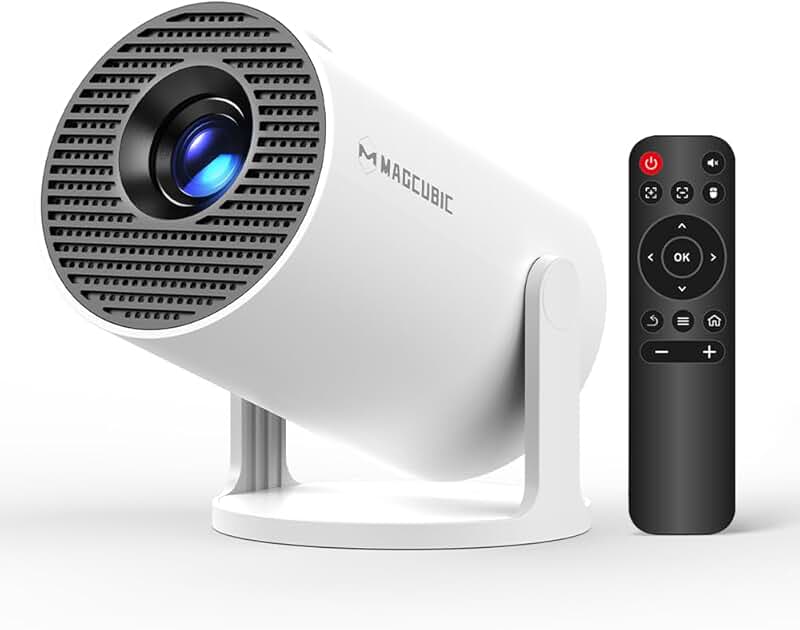 Mini 4K WiFi Bluetooth Portable Projector with AutoKeystone