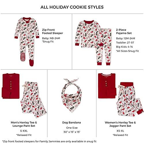 Family Jammies Matching Holiday  Cotton Pajamas